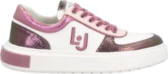 Liu Jo Glitter White Sneakers Ariel 243 - Dames - Sneakers - Veelkleurig - 39 EU - Leer - Schoenen