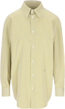 Saint Laurent Shirts - Dames - Overhemden - Groen - M - Overhemden