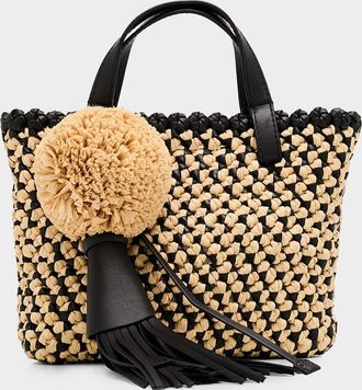 Ulla Johnson Raffia Mini Crossbody Bag