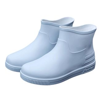 Generic Rain Boots For Women Low Cut Casual Wear Flip Flop Design Classic Style Ideal For Everyday Outfits Perfect With Jeans Ladies Waterproof Low Heel Rain 