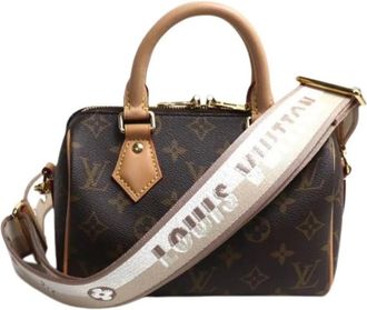 Louis Vuitton Pre-owned Mini Shoulder Bag - Dames - Vintage Mini Tas - Bruin - ONE Size - Leer - Vintage