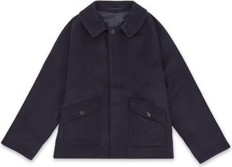 Fortela Wool Front Pocket Jacket in Blue at Nordstrom, Size 50 Eu