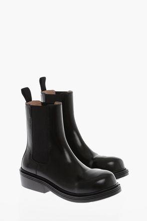 Bottega Veneta Stivaletti Chelsea FIREMAN con Suola in Gomma Bottega Veneta
