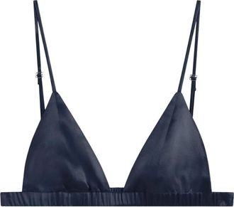 Frankie Shop Ondergoed, Dames, Blauw, L, Satijn, Nina Satin Bralette
