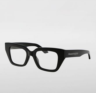Alexander McQueen Optical Frames Woman color Black