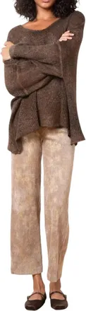 Avenue Montaigne Alex Pant In Cappuccino