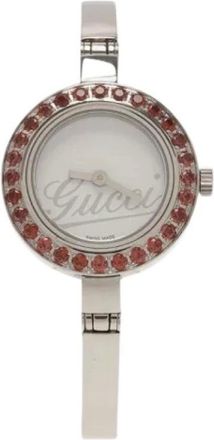 Gucci Pre-owned Watches, female, Gray, Size: ONE SIZE Pre-owned Clock