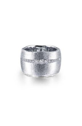 Lafonn Simulated Diamond Cigar Band in White at Nordstrom Rack, Size 7