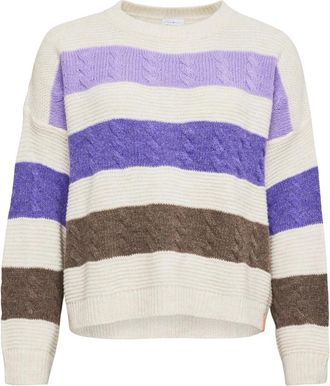 Lind Haven Sweater - Dames - Ronde hals truien - Veelkleurig - S/M - Wol - Truien & Vesten