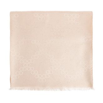 Ferragamo Scarves, female, Pink, Size: ONE SIZE Scarf with Lurex Thread and Sparkling Sequins