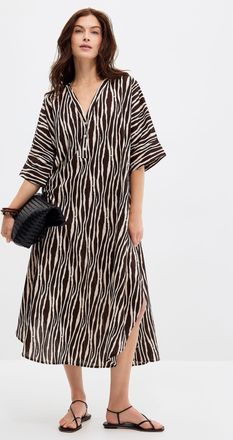 Palme Womens Zebra print voile loose dress