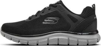Skechers Track Broader Trainers Black Grey 232698-BKCC