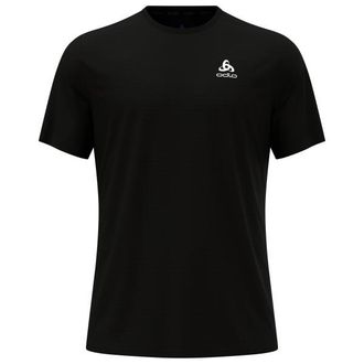 Odlo Essential Flyer T-Shirt Crew Neck S/S Laufshirt f&uuml;r Herren | schwarz