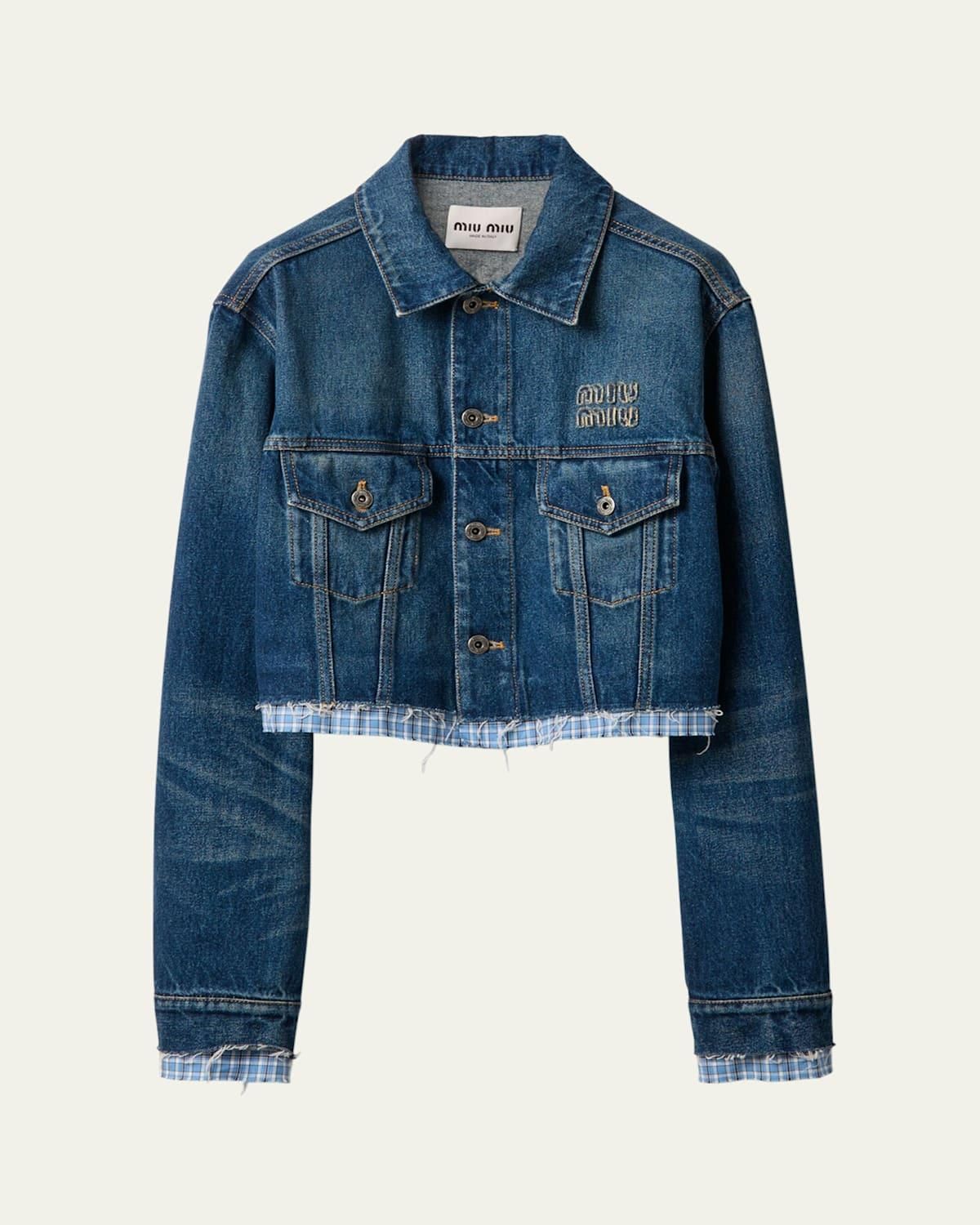 NERO ジャケット DENIM MIU MIU JACKETS