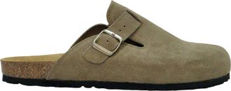 Jack Wills Platte muiltjes van su&egrave;de voor heren (Taupe)
