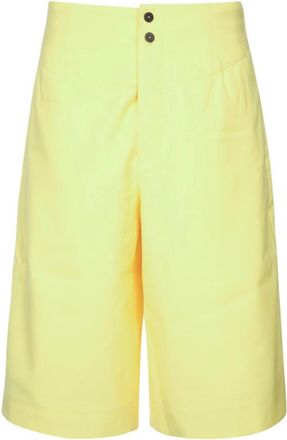 Jacquemus Le Short Moisson - Heren - Korte Broeken - Geel - M - Katoen - Korte Broeken
