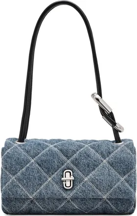 Marc Jacobs The Quilted Denim Mini Dual Shoulder Bag