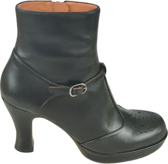 Chie Mihara Schoenen, Dames, Zwart, 38 1/2 EU, Heeled Boots