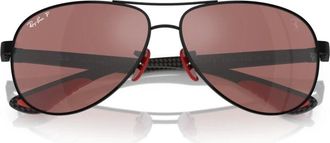 Ray-Ban Sunglasses, unisex, Black, Size: 61 MM Occhiali da sole