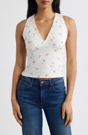 Reformation Bowie V-Neck Tank in Cutie at Nordstrom, Size X-Large