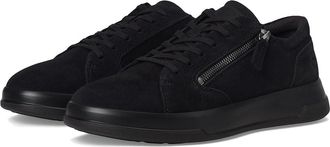 Ecco Move Zip Lace Sneaker Womens Shoes Black/Gravel : EU 41 (US Womens 10-10.5) M, Leather
