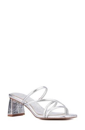 Olivia Miller Limelight Sandal in Silver at Nordstrom Rack, Size 7