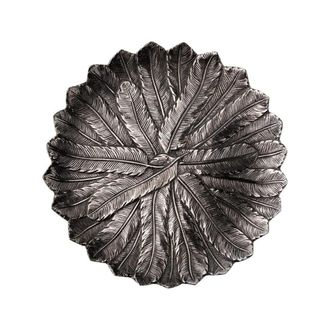 Chehoma Bandeja de aluminio plateado