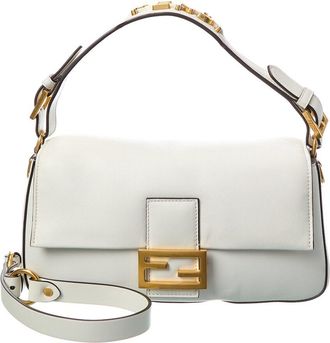 Fendi Fendi Baguette Leather Shoulder Bag
