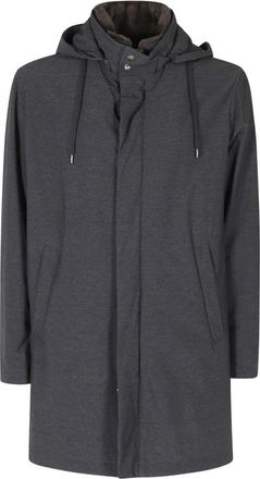 Herno Single-Breasted Coats - Heren - Mantel - Grijs - XL - Jassen