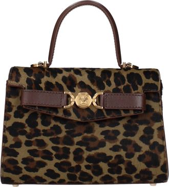 Versace Beige Horsehair Womens Handbag