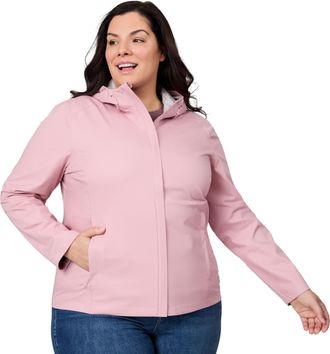 Free Country Womens Plus Size X2O Packable Rain Jacket