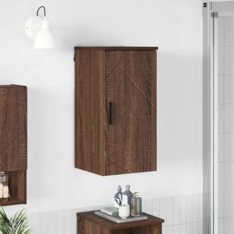 vidaXL Vidaxl Mobile Da Bagno Rovere Marrone 30 X 31,5 X 61 Cm