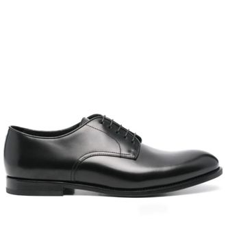 Doucal's Schoenen met veters - Heren - Nette schoenen - Zwart - 40 EU - Leer - Schoenen