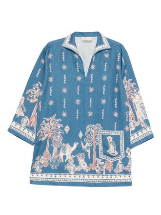 Alemais Acacia Long Sleeve Mini Dress Clothing