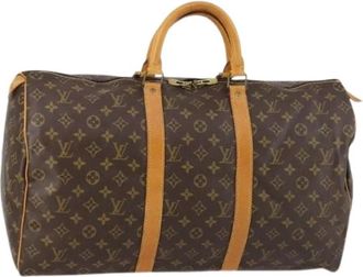 Louis Vuitton Pre-owned Vintage Weekendtas - Dames - Vintage Weekendtas - Bruin - ONE Size - Vintage