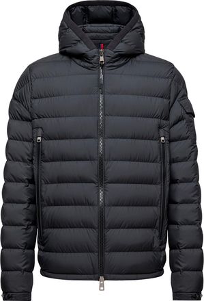 Moncler Moncler Galion Hooded Short Down Jacket, Men, Black, Size: 0