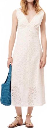 FRNCH Womens Crista Woven Dress In Creme
