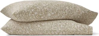 Boll & Branch Garden Signature Hemmed Set of 2 Pillowcases in Oak at Nordstrom, Size King