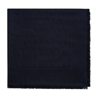 Valentino Scarves, female, Blue, Size: ONE SIZE Scarf