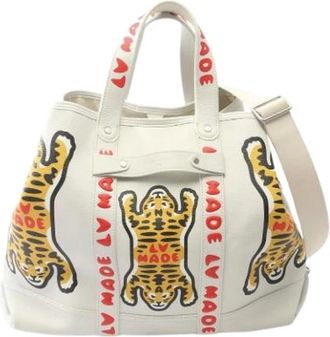 Louis Vuitton unisex, Pre-owned, Wit, Maat: ONE Size Leer