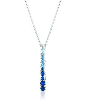 Le Vian 14K 0.42 Ct. Tw. Diamond & Sapphire Pendant Necklace