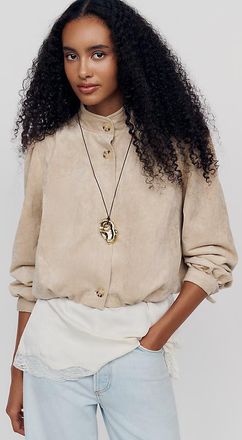 Dolan Funnel Neck Bubble Hem Jacket