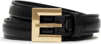 Anine Bing Nicola Riem - Dames - Riemen - Zwart - M - Leer - Accessoires
