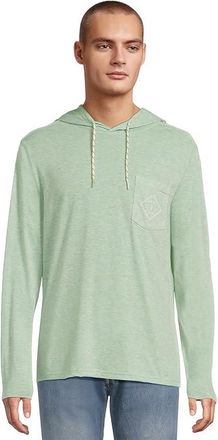 Salty Crew Tippet Pocket UV Hoodie Mens Sweatshirt Marine : 2XL, Elastane/Polyester