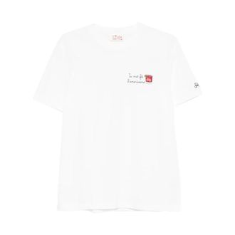 MC2 Saint Barth T-Shirts, male, White, Size: 2XL Portofino T-Shirt