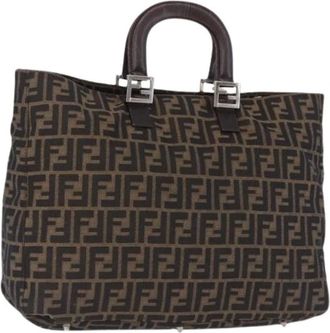 Fendi Pre-owned Zucca Canvas Tote - Pre-owned - Mujer - Marr&oacute;n - ONE SIZE