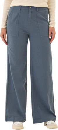 Threads 4 Thought Pamela Stretch Twill Wide Leg Pants in Raindrop at Nordstrom, Size X-Large Regular