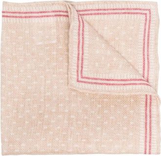 Brunello Cucinelli MenS Sand Linen Blend Pocketsquare, One Size