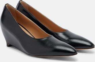 Maison Margiela Salones con cu&ntilde;a de piel