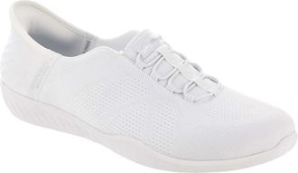 Skechers Womens Newbury St-Lightly Sneaker, White, 11